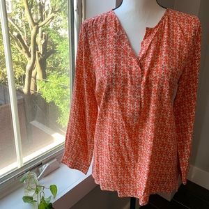 RELISTED - Joie Silk Blouse with Sea Horses